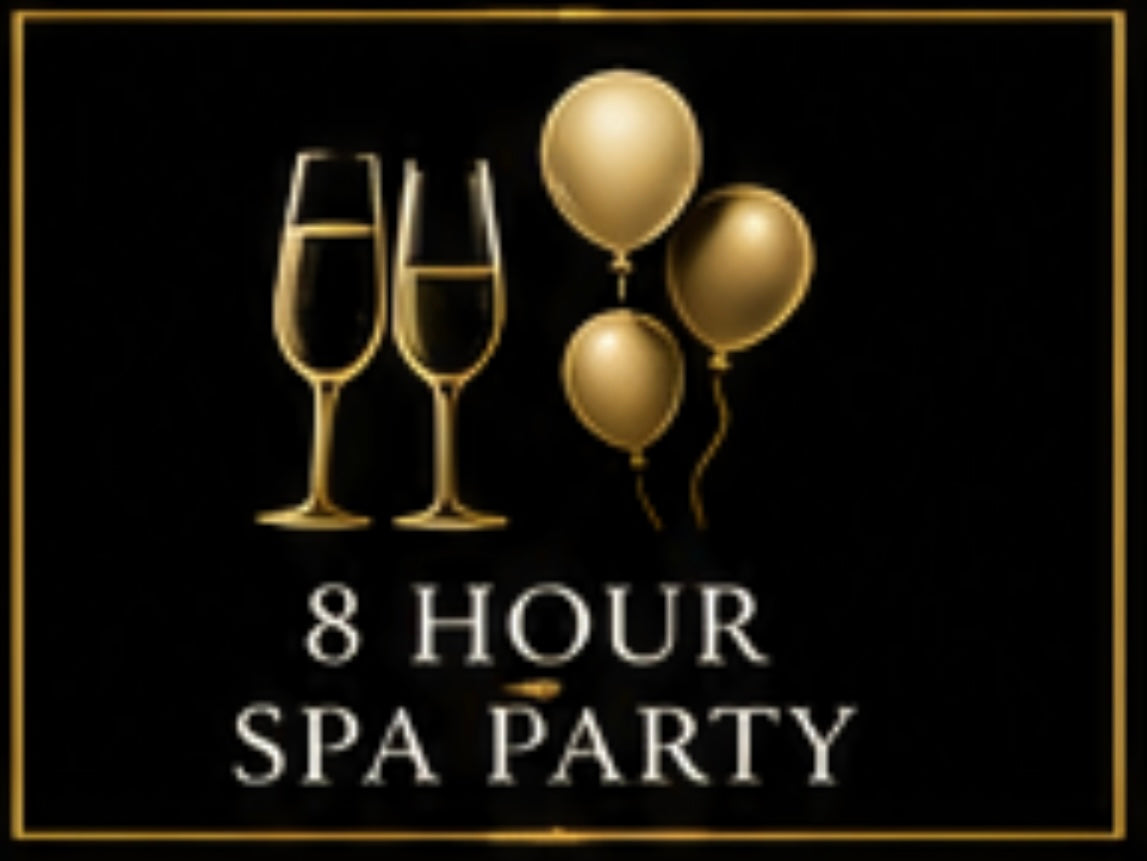 8 hour spa party