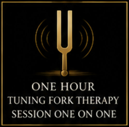 One hour tuning fork therapy session one on one