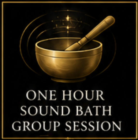 One hour sound bath Group session