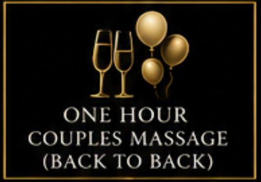 One hour couples Massage (back to back)